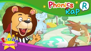 Phonics Rap R  English Rap  Educational video for Kids [upl. by Cilka915]