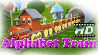 Alphabet Train  English 3D Rhymes  For Kids  KidsOne [upl. by Niasuh843]