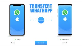 Transferer tous ses messages et media WhatsApp de Iphone vers Android et vice versa [upl. by Shina]