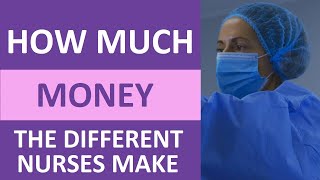 Nurse Salary How Much Money Different Nurses Make in the US [upl. by Ahseenat]