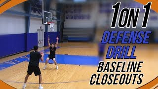 1 on 1 Defense Drill  How To Become A Lockdown Defender [upl. by Nuhsal808]