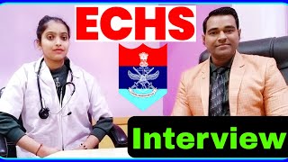 ECHS Interview l The ExServicemen Contributory Health Scheme Interview questions l PD Classes [upl. by Elsbeth]