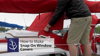 How to Make SnapOn Clear Vinyl Window Covers [upl. by Mizuki]