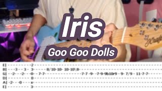 Iris ©Goo Goo Dolls 【Guitar Cover】with TABS [upl. by Kerekes]