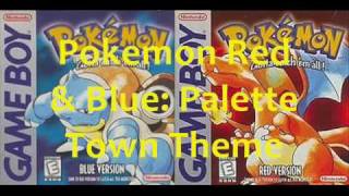 Pokémon Red amp Blue Music Pallet Town Theme [upl. by Genia776]