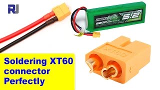 Soldering replacing XT60 XT30 XT90 Connector Perfectly [upl. by Ahab107]