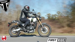 2021 Triumph Scrambler 1200 XE  First Ride [upl. by Eneri958]