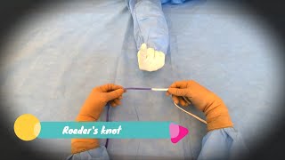 Laparoscopic Roeders Knot [upl. by Ahsaele]