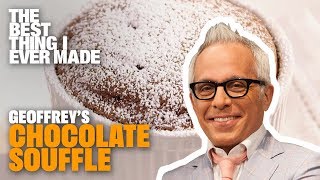 Chocolate Souffle with Geoffrey Zakaria  The Best Thing I Ever Made  Food Network [upl. by Nesnaj681]