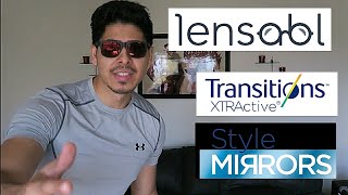 Transtions Xtractive Red Mirror  Lensabl Lens Replacement Review  Ray Ban Justin 4165 51mm [upl. by Ettenom]