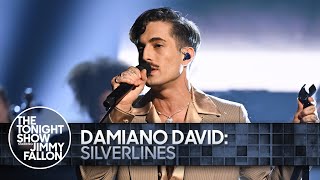 Damiano David Silverlines  The Tonight Show Starring Jimmy Fallon [upl. by Burke]