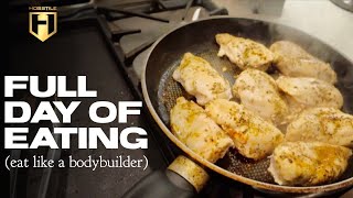 FULL DAY OF EATING eat like a bodybuilder  Fouad Abiad [upl. by Roon]