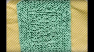 Easy Baby Blanket Knitting Stitch  AllFreeKnitting [upl. by Saiasi747]