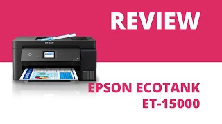 Epson EcoTank ET15000 A3 Colour Multifunction Inkjet Printer [upl. by Illak931]