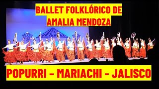 🎻 Popurrí del Ballet Folklórico de Amalia Hernández con Mariachi en Bellas Artes Jalisco 2023 [upl. by Aihsyn]