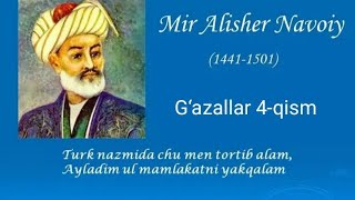 Alisher Navoiy g‘azallari 4qism [upl. by Walling]