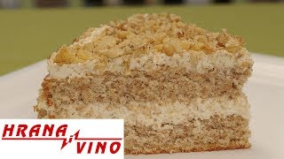 Starinska torta sa orasima  Hrana i Vino SR [upl. by Francis]