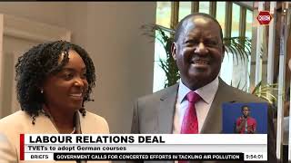 Kenya and Germany sign a labour relations deal [upl. by Eloc729]