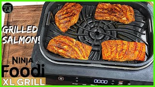 NINJA FOODI XL GRILL BLACKENED SALMON  Ninja Foodi Smart XL Grill Recipe [upl. by Ynhoj]