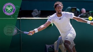 Gaël Monfils v Kyle Edmund highlights  Wimbledon 2017 second round [upl. by Irmina854]