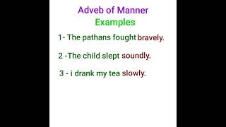 Adverb of manner with examples  Easy grammar [upl. by Leitao]