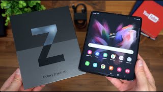 Samsung Galaxy Z Fold 3 Unboxing [upl. by Anilac]