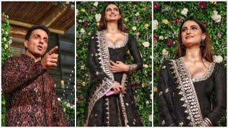 Palak Tiwari amp Sonu Sood At Anshul Garg Diwali Bash 2024 [upl. by Gayn]