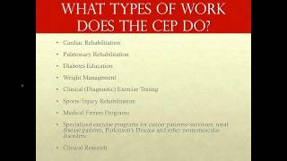 ACSM Career Webinar  Clinical Exercise Physiology [upl. by Moll31]