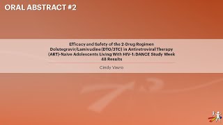 Efficacy and Safety of the 2Drug Regimen DolutegravirLamivudine DTG3TC in  Cindy Vavro [upl. by Bohon]