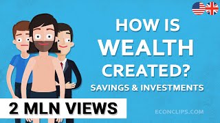 💰 How is Wealth Created  Savings and Investments [upl. by Etnoek]