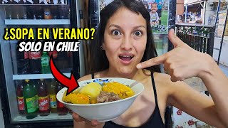 COMIDA CHILENA 🇨🇱 Y PERUANA 🇵🇪 en La Vega Central de Santiago [upl. by Clement]