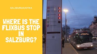 Where is the Salzburg Flixbus stop and how to reach it  Interflix Vlog 2 [upl. by Lennox]