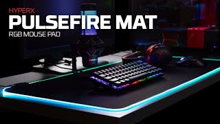 Customize Your Setup with the Pulsefire Mat RGB Mousepad  HyperX [upl. by Wendelin983]