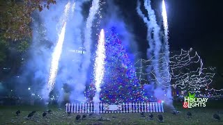 Watch Bostons official Christmas Tree lighting Holiday Lights 2022 [upl. by Marilou]