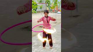 Hula Hoop Game 🥰 I How to hula hoop for kids shorts ytshorts hulahoop game [upl. by Glendon907]