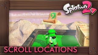 Splatoon 2  All Scroll Locations [upl. by Eyr]