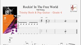 Rockin In The Free World  Neil Young  Trinity Rock amp Pop Guitar  Grade 4 [upl. by Neelehtak]