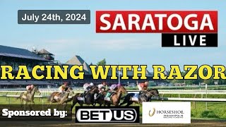 LIVE Horse Racing Handicapping  Saratoga  Delaware Park  Parx  Finger Lakes  Wed July 24th [upl. by Desdemona]