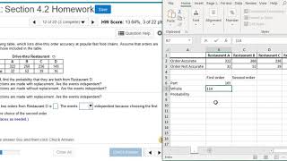 4213 Finding probability from a frequency table for selections with and without replacement [upl. by Marrissa]