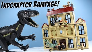 LEGO Jurassic World Fallen Kingdom Indoraptor Rampage at Lockwood Estate 2018 [upl. by Lyndsay325]