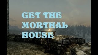 The Elder Scrolls V Skyrim  Hearthfire  How to Get the Morthal House [upl. by Mmada295]