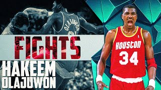 An Elbow Slap And Punch 5 Best Hakeem Olajuwon Fights [upl. by Yerffoej375]