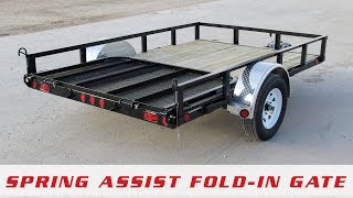 Fold in Gate  PJ Trailers [upl. by Birchard]