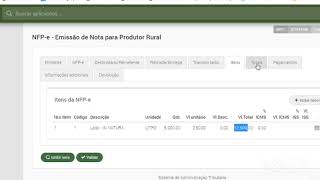 Emitir nota eletrônica de produtor em Santa Catarina [upl. by Akeimat]