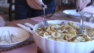 Cooking with Holocaust Survivors Kasha Varnishkes [upl. by Anaujik802]