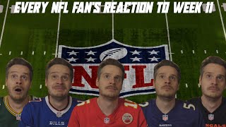 Every NFL Fans Reaction to Week 11 [upl. by Katharyn19]