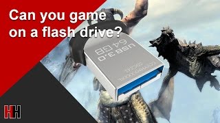 Can you Game from a Flash Drive [upl. by Ahsinyt]