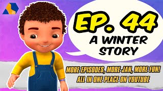 Jan Cartoon in Urdu  A Winter Story  Official Cartoon Remastered  S01 E44 [upl. by Anilys]