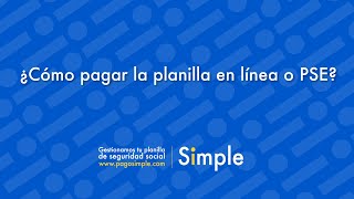 ¿Cómo pagar la planilla en línea o PSE [upl. by Edlihtam]