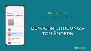 Benachrichtigungston ändern Android 13 [upl. by Lezirg]